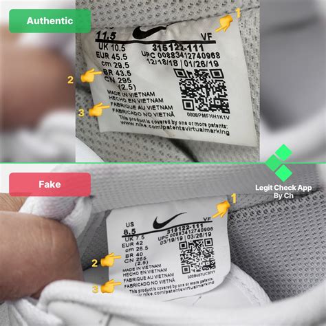 how do you know if shoes are fake on ebay|nike shoes authenticity check.